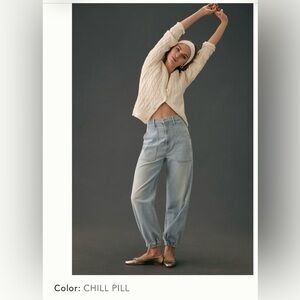 Mother Denim The Wrapper Patch Springy Ankle High Rise Jeans